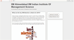 Desktop Screenshot of iimahmedabad.org
